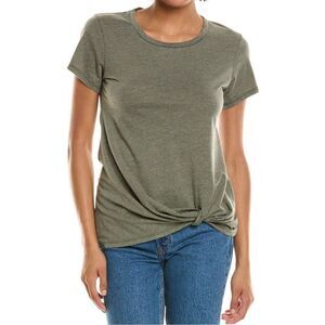 Bobi Los Angeles Jersey Tee in Olive Size S